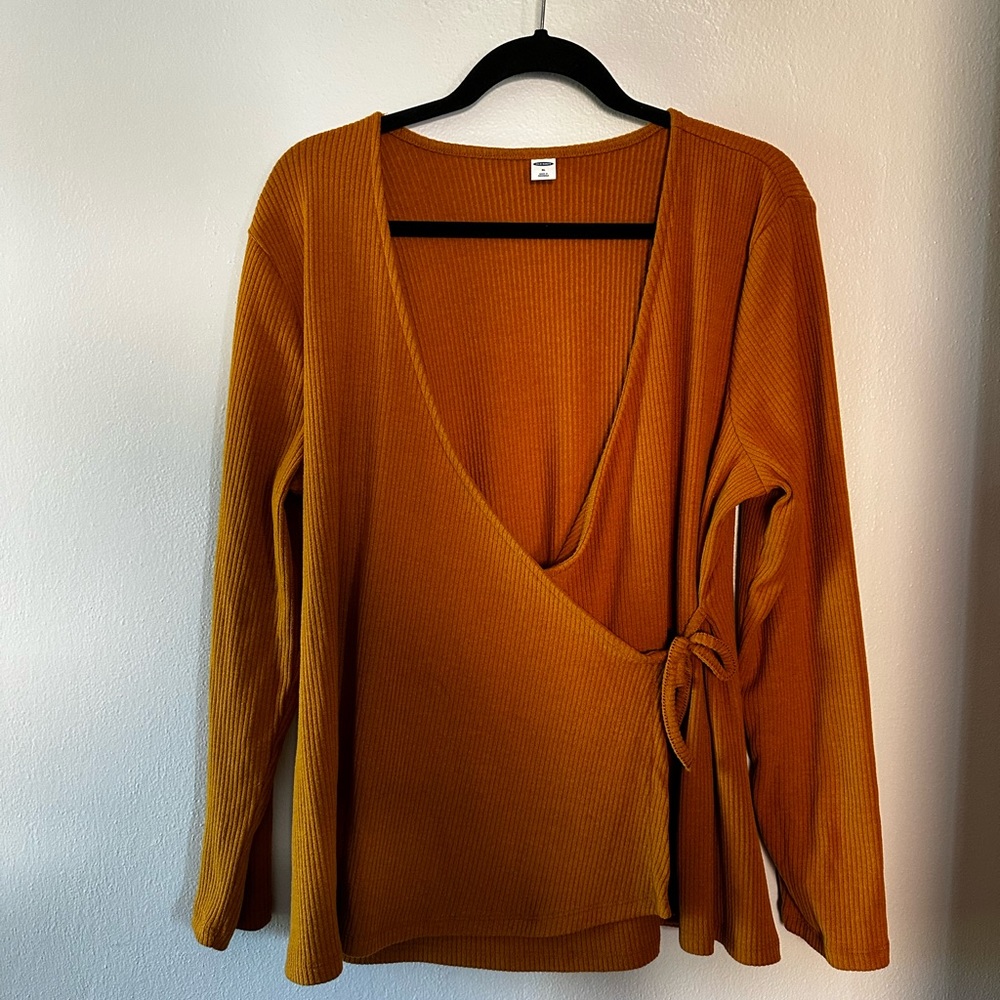 Old Navy Wrap Long Sleeve Top